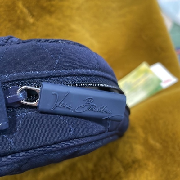 Vera Bradley X Lilly Bag Insulated Medication Navy Blue Quilted Make Up Toiletry - Picture 3 of 6